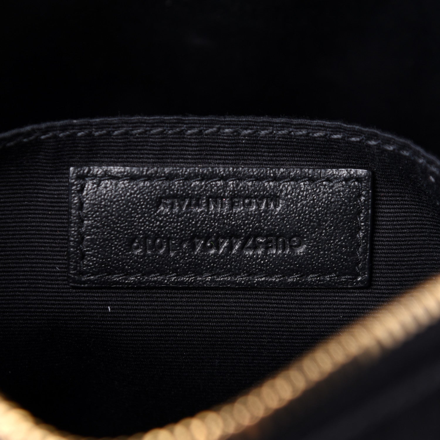 Saint Laurent Calfskin Matelasse Monogram Lou Camera Bag Black 7 of 11