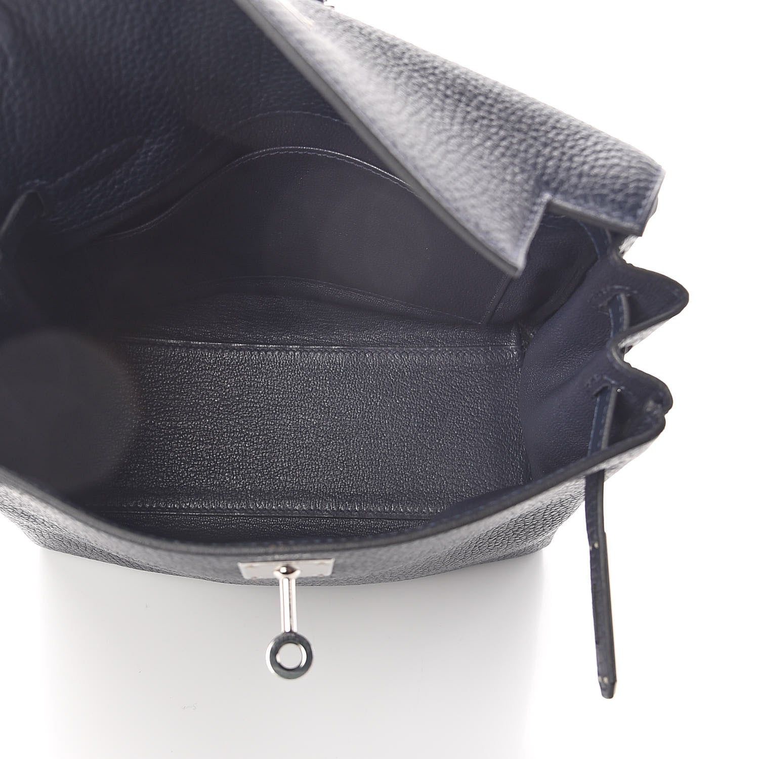 Hermes Taurillon Clemence Kelly Ado Backpack Bleu Nuit 5 of 10