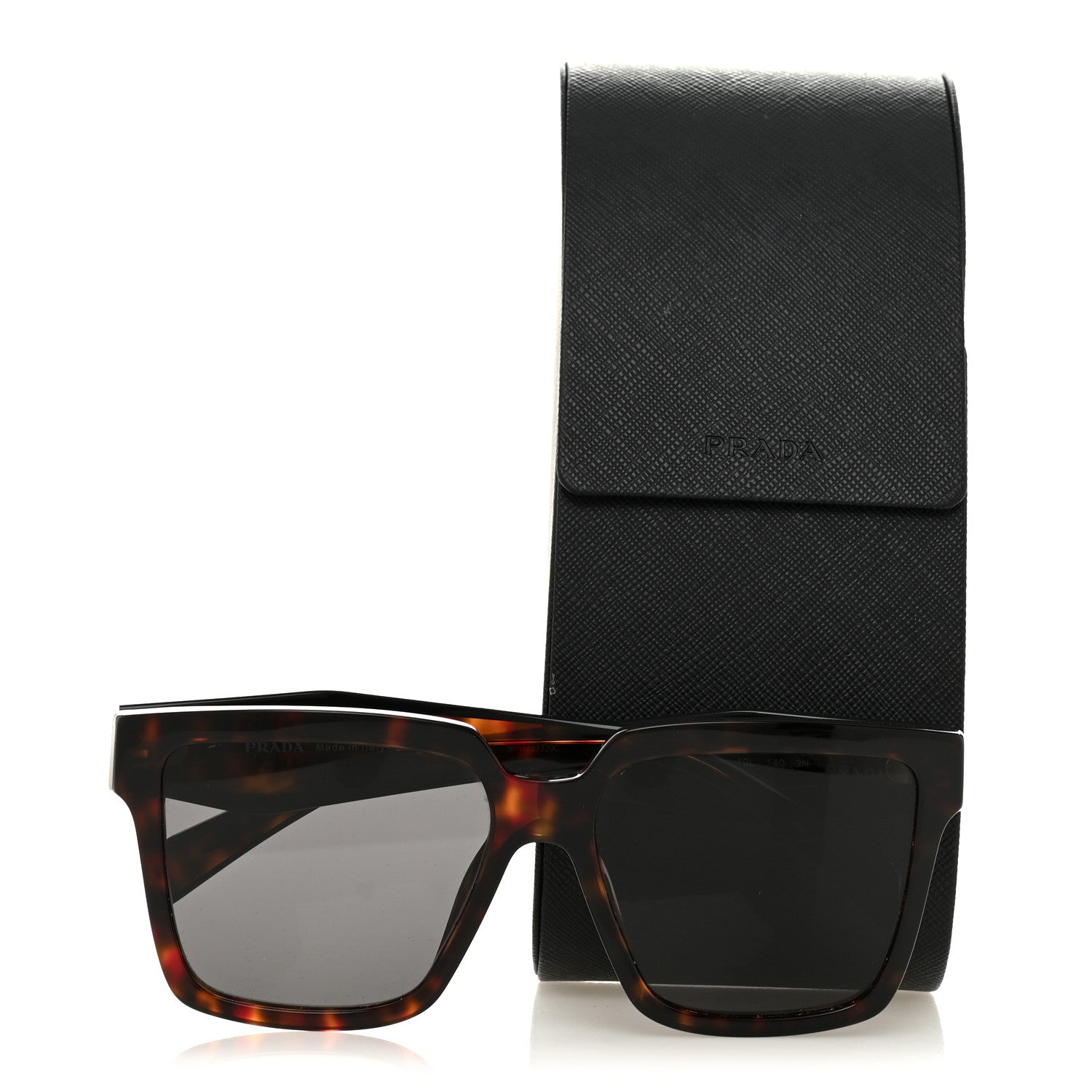 Prada Acetate Square Sunglasses SPR 24Z Tortoiseshell 7 of 7