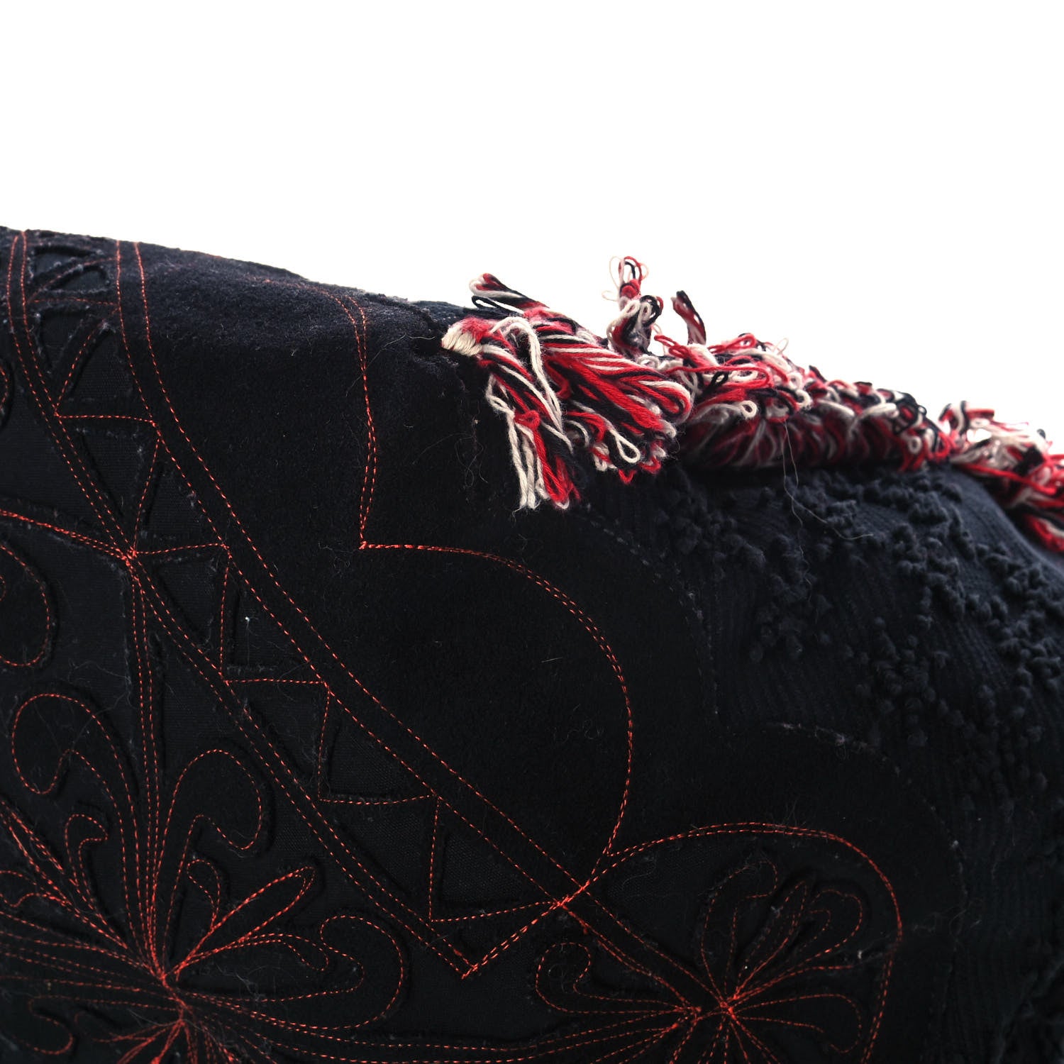 Christian Louboutin Cotton Embroidered Portugaba Black 14 of 15