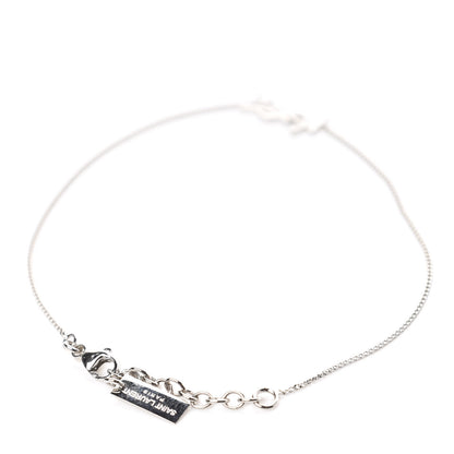 Saint Laurent Brass Monogram Charm Bracelet Mirror 3 of 6