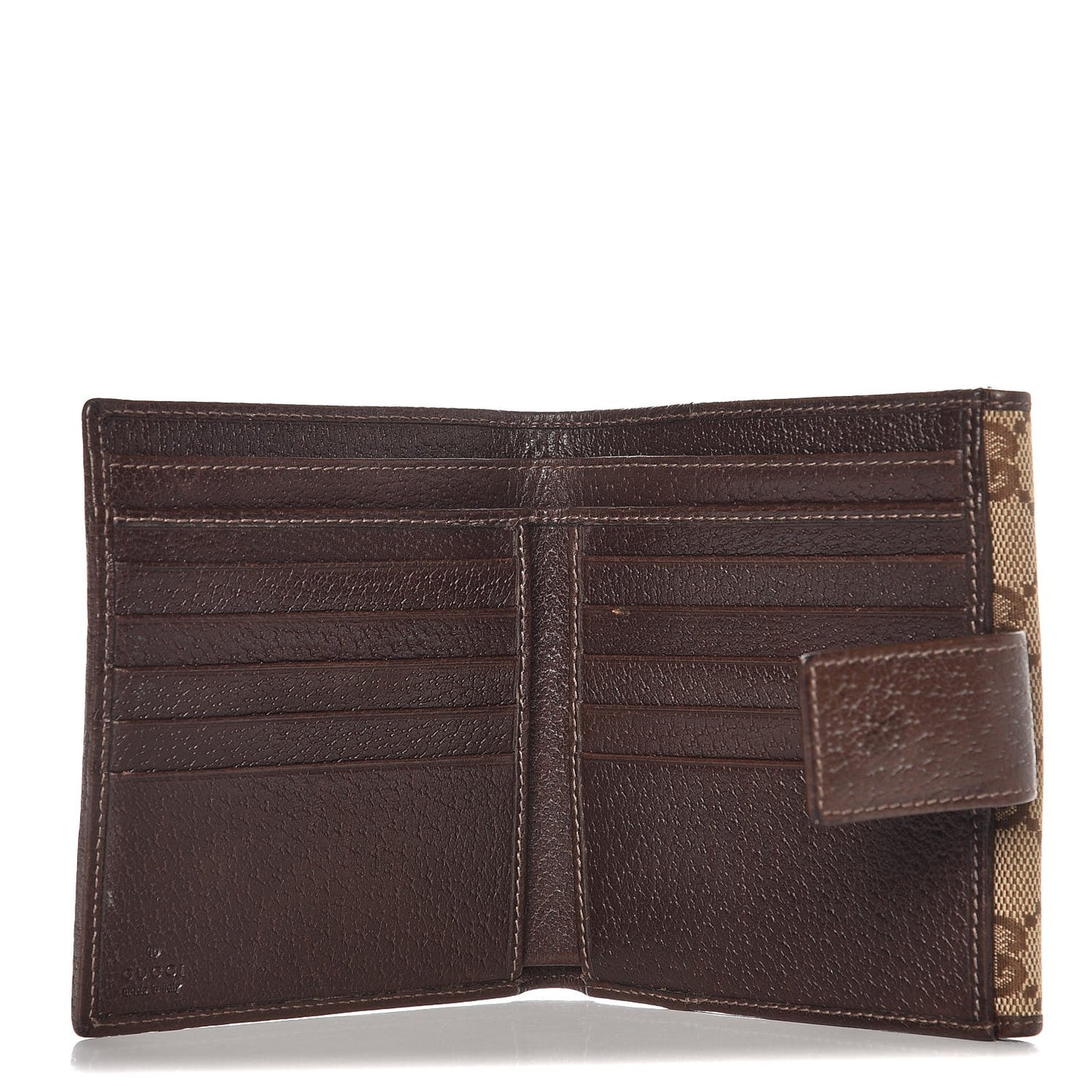 Monogram French Flap Wallet Dark Brown