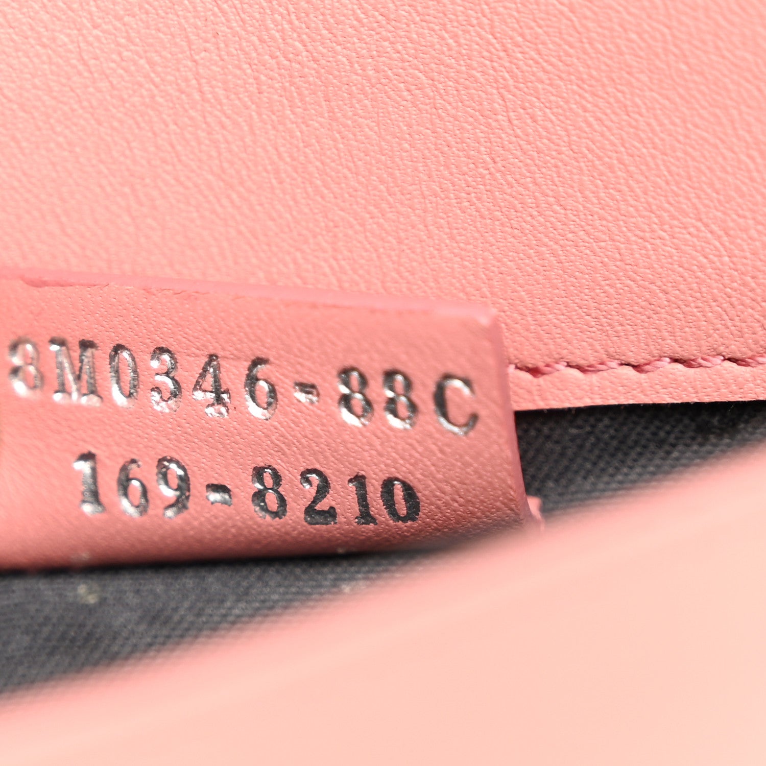 Fendi Vitello Studded Tube Wallet on Chain Pink 7 of 10