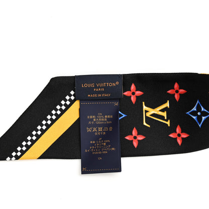 Louis Vuitton Silk Monogram 57th Street NYC Bandeau Black 3 of 3