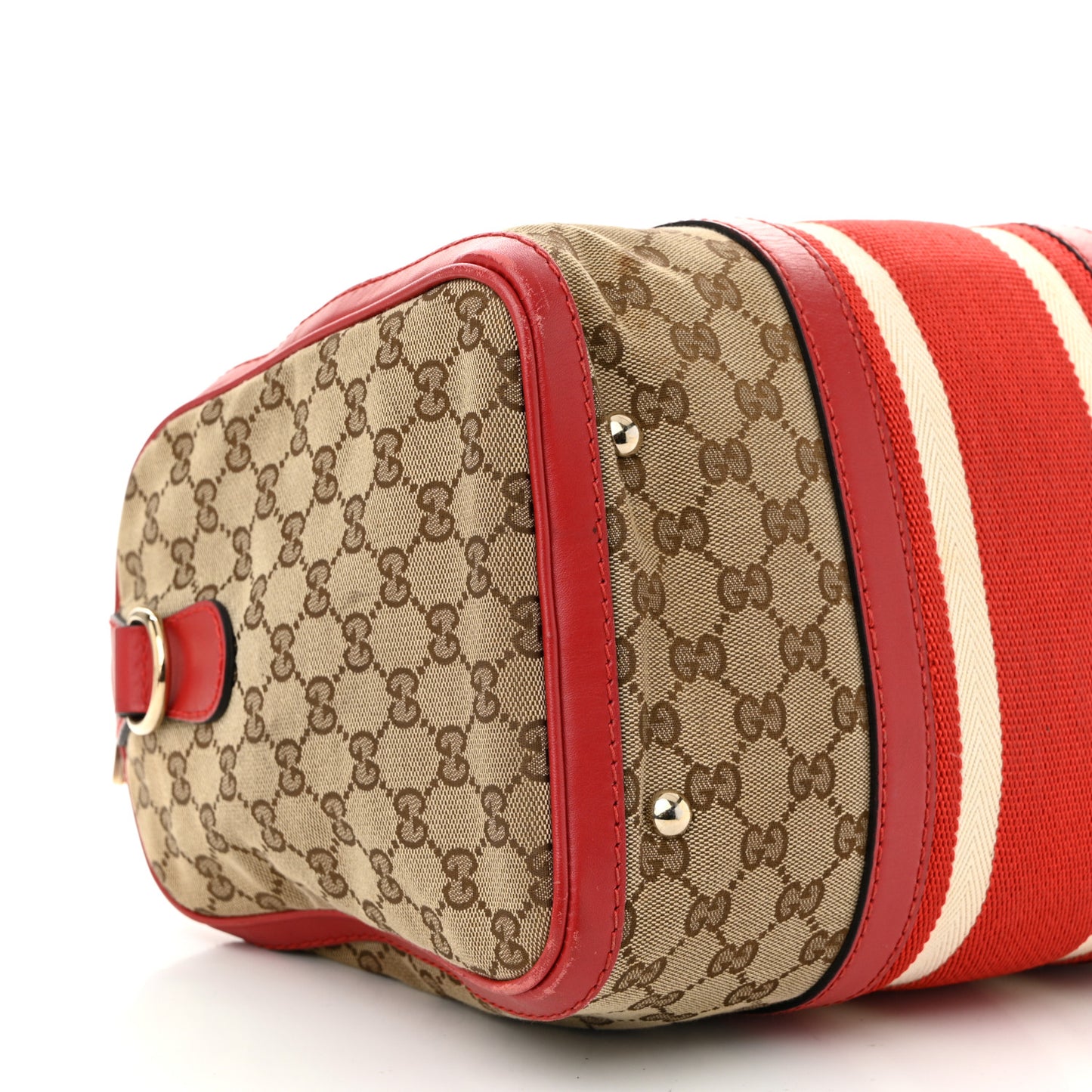 Monogram Vintage Web Medium Boston Red