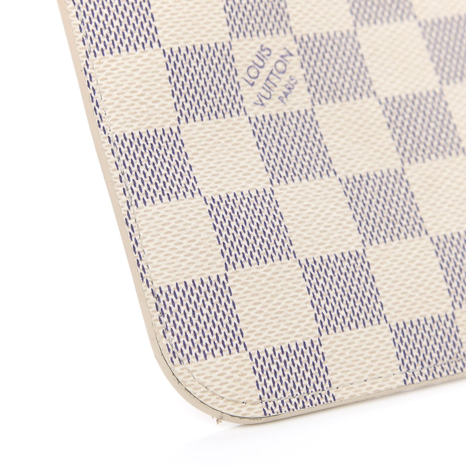 Louis Vuitton Damier Azur Neverfull MM GM Pochette Rose Ballerine 8 of 15