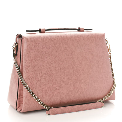 Gucci Dollar Calfskin Medium Interlocking G Top Handle Shoulder Bag Soft Pink 2 of 9