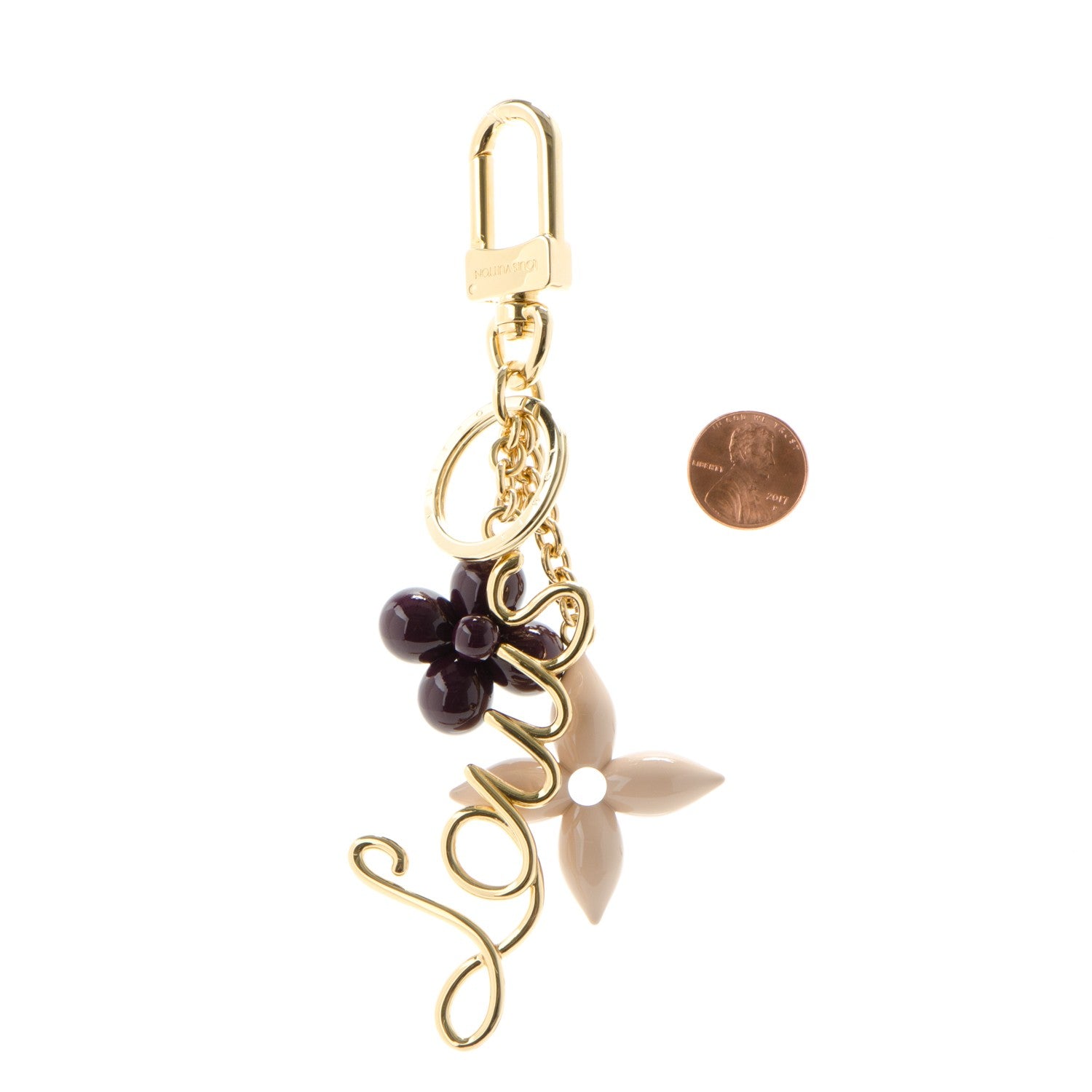 Louis Vuitton Resin Louis Bag Charm Key Holder 2 of 3