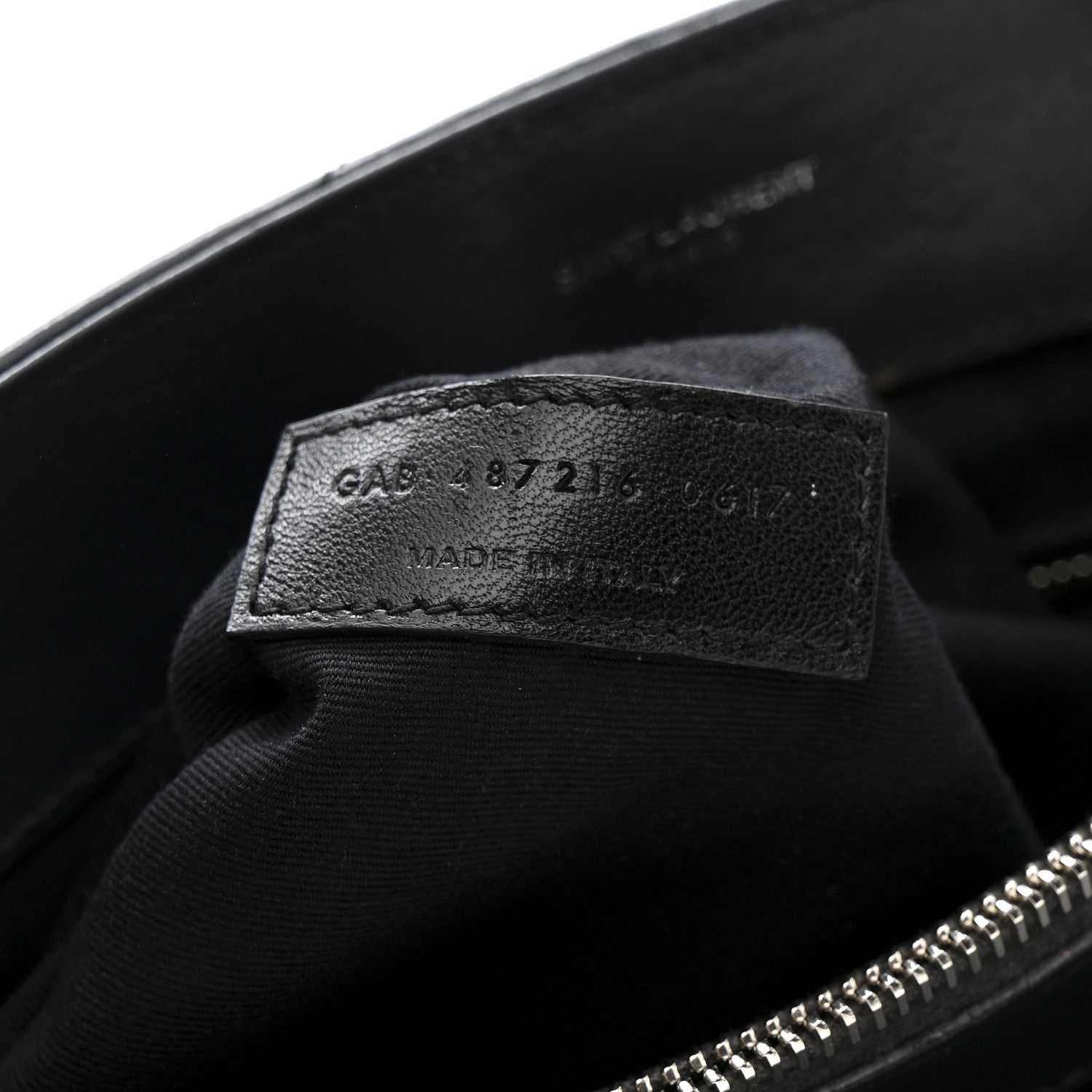 Saint Laurent Calfskin Y Quilted Monogram Medium Loulou Chain Satchel Storm 8 of 16