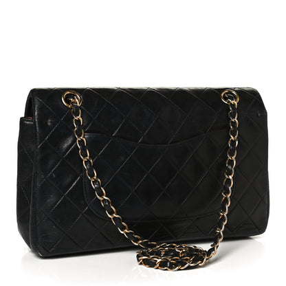 Chanel Lambskin Quilted Small Double Flap Black 2 of 11