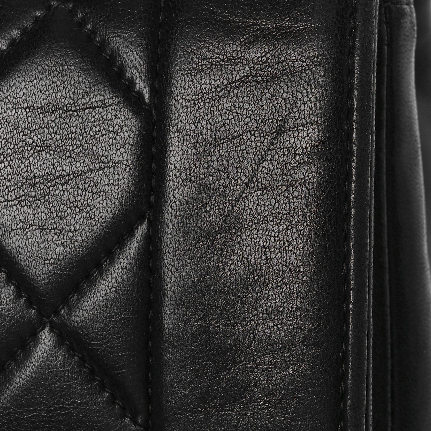 Chanel Lambskin Quilted Medium Single Flap Black 14 of 16