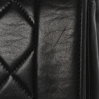 Chanel Lambskin Quilted Medium Single Flap Black 14 of 16