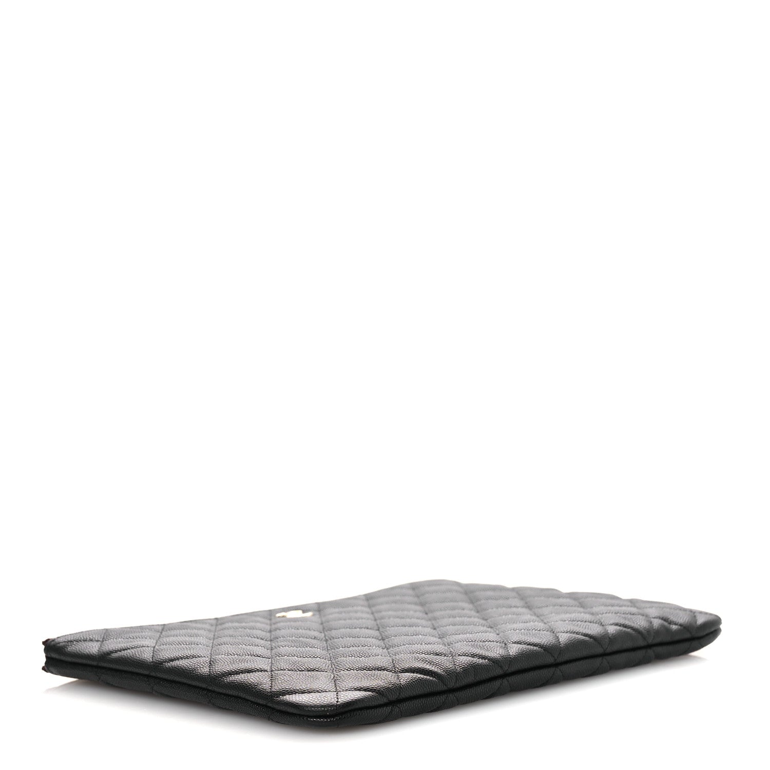 Chanel Caviar Quilted Medium Cosmetic Case Black 4 of 8