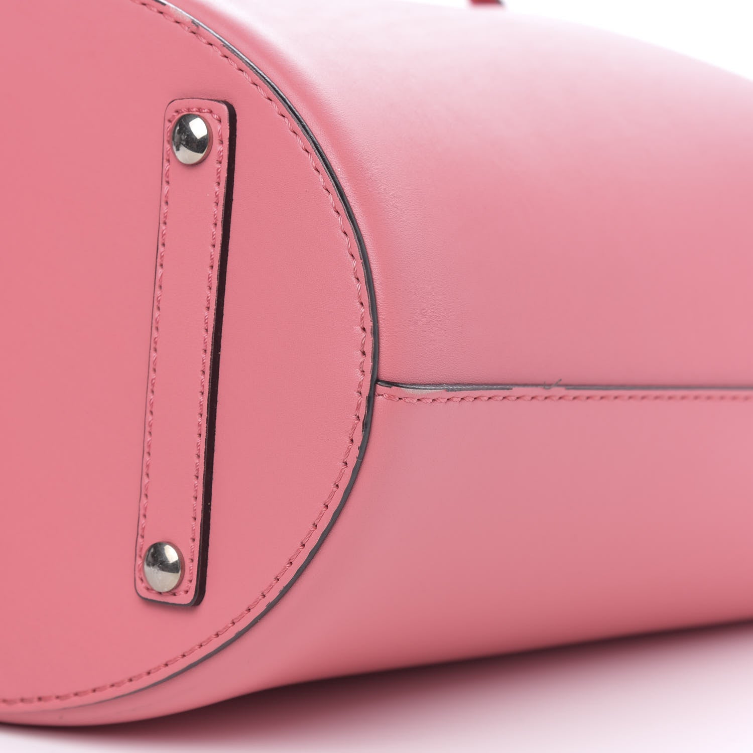 Burberry Supple Calfskin Medium Bucket Coral Pink 8 of 10