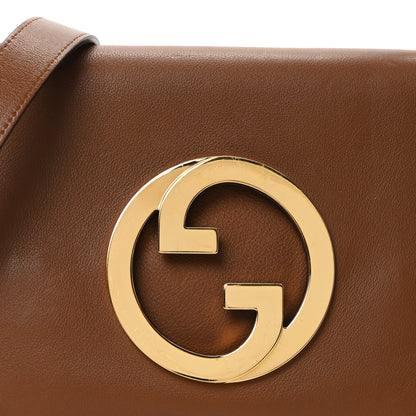 Gucci Roxy Calfskin Blondie Chain Shoulder Flap Bag Cuir 8 of 10