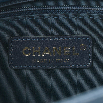 Chanel Caviar Quilted City Walk Flap Navy Blue 6 of 9