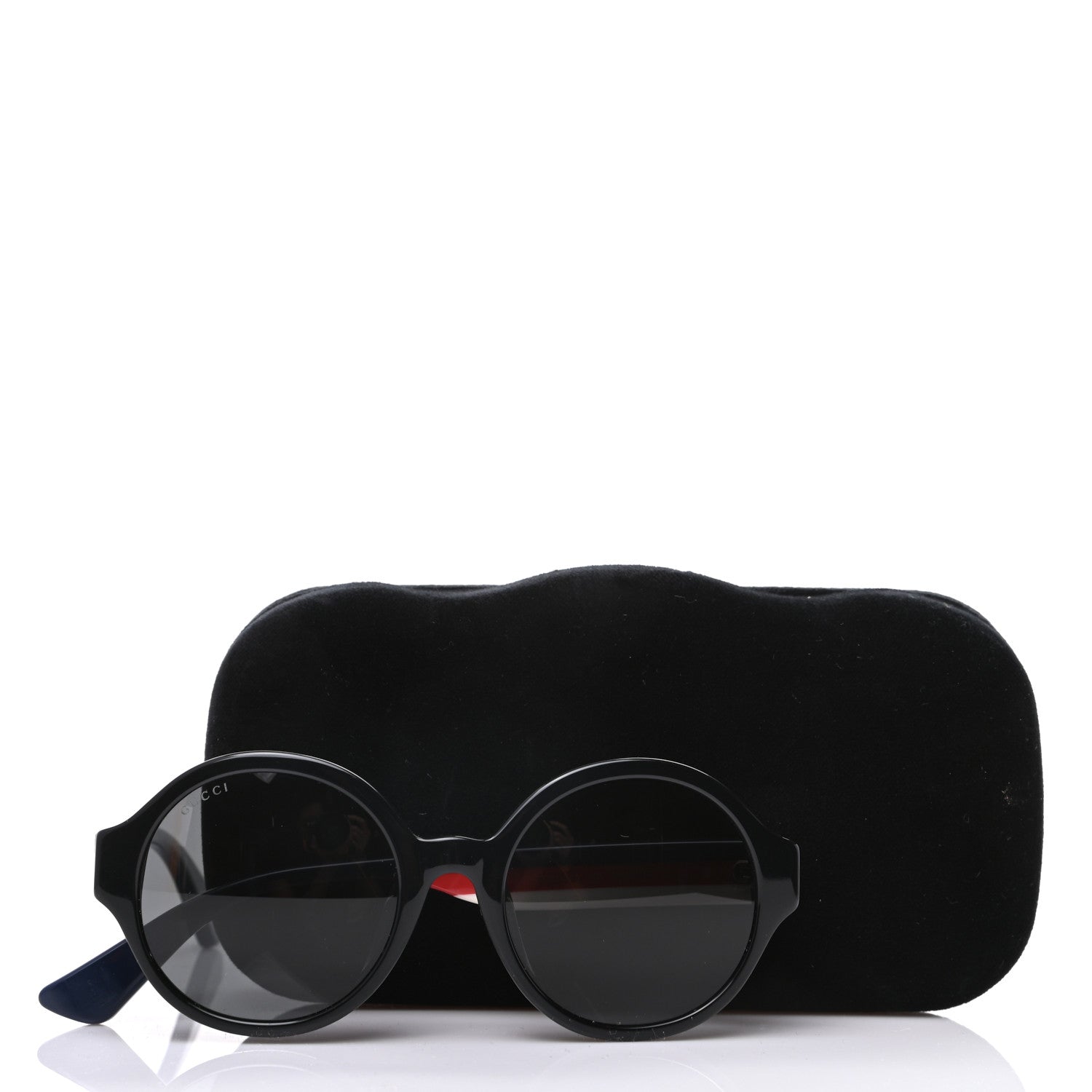 Gucci Round Web Sunglasses GG0280SA Black 8 of 8