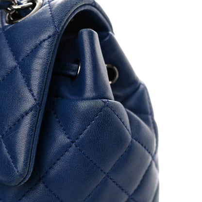 Chanel Lambskin Quilted Small Urban Spirit Backpack Blue 13 of 15