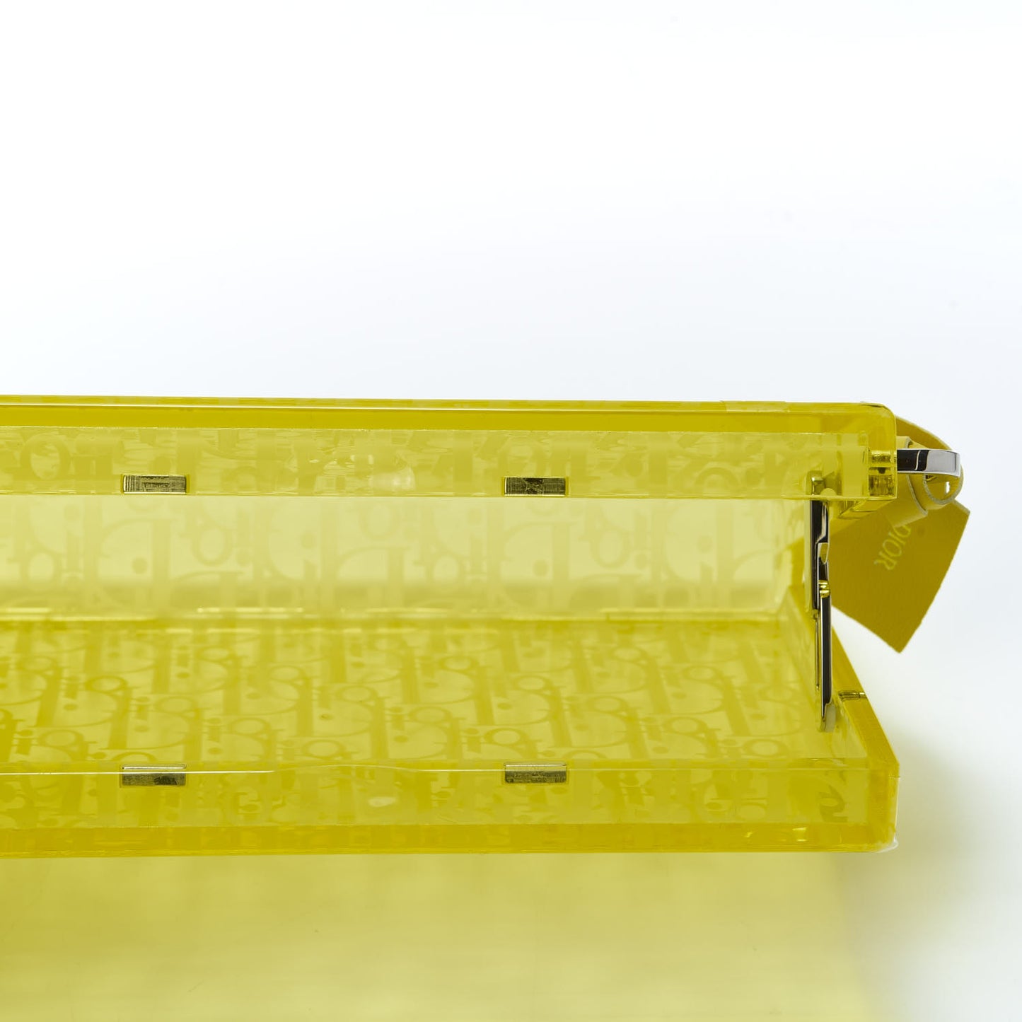 X RIMOWA Plexiglass Pouch Translucent Yellow