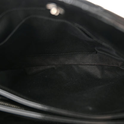 Chanel Patent Quilted Large Just Mademoiselle Bowling Bag Black 5 of 15