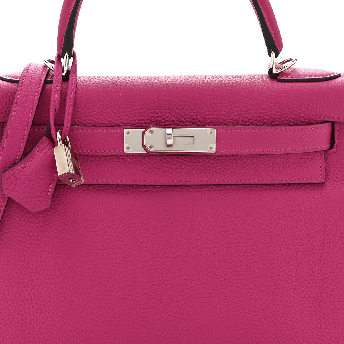 Hermes Togo Kelly Retourne 28 Rose Pourpre 8 of 10