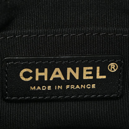 Chanel Suede Quilted Mini Double Frame Flap Black 7 of 16