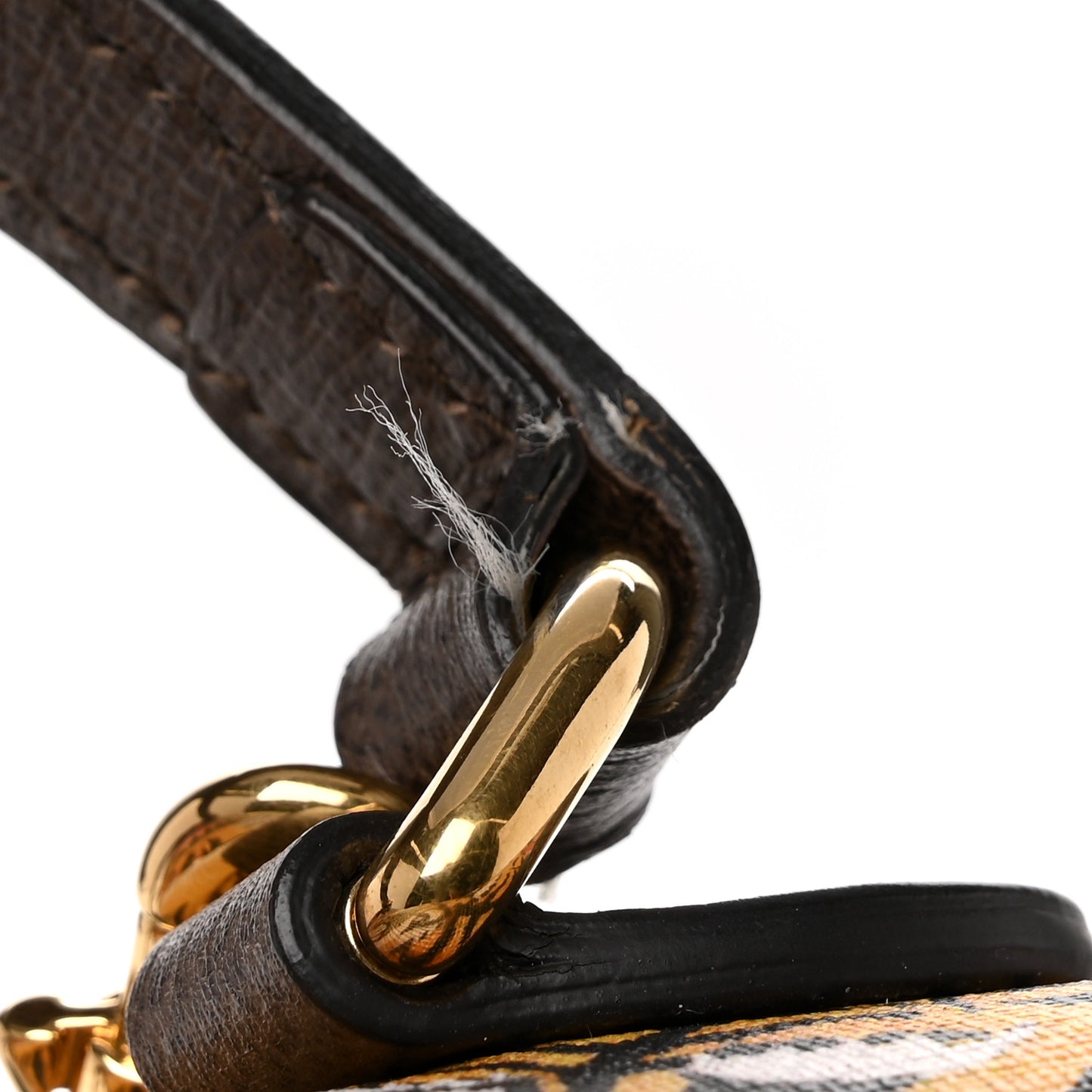 GG Supreme Monogram Bengal Small Padlock Top Handle Bag Beige Pink