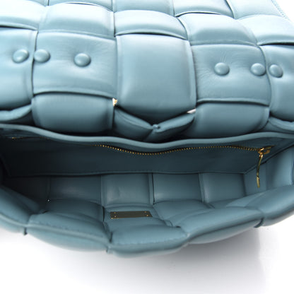 Bottega Veneta Lambskin Maxi Intreccio Padded Chain Cassette Crossbody Bag Mallard 5 of 10