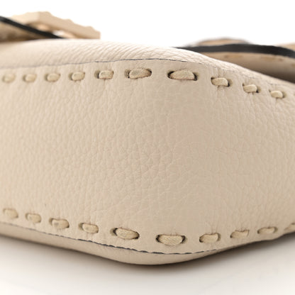 Fendi Embroidered Camelia Baguette Latte 9 of 15