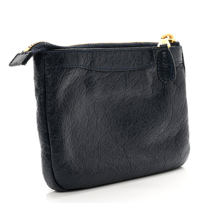 Balenciaga Agneau Giant 12 Gold Hardware M Porte-Monnaie Coin Purse Bleu Obscur 4 of 8