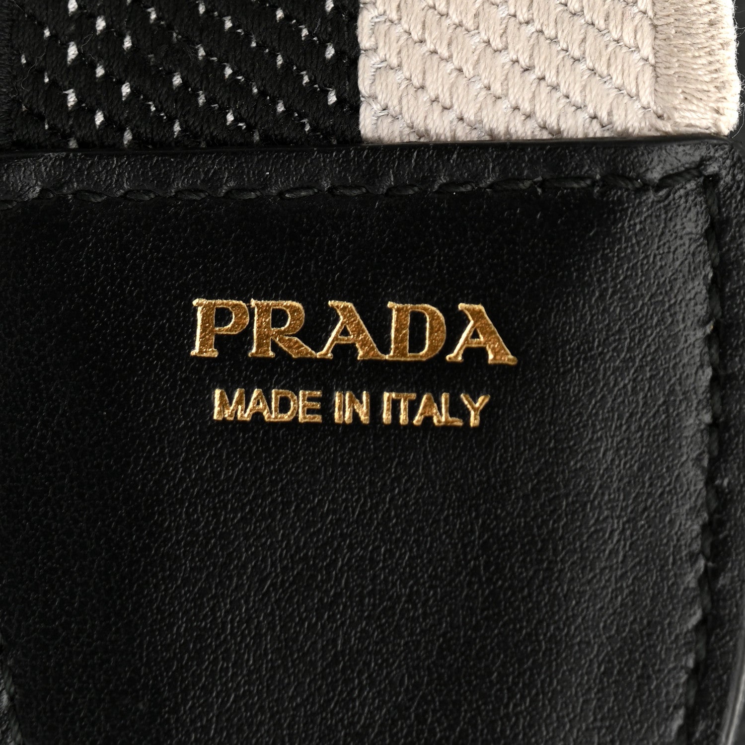 Prada Saffiano Cuir Calfskin Small Monochrome Top Handle Tote Black 12 of 15