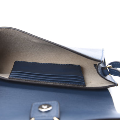 Chloe Suede Calfskin Mini Faye Shoulder Bag Majolica Blue 5 of 12