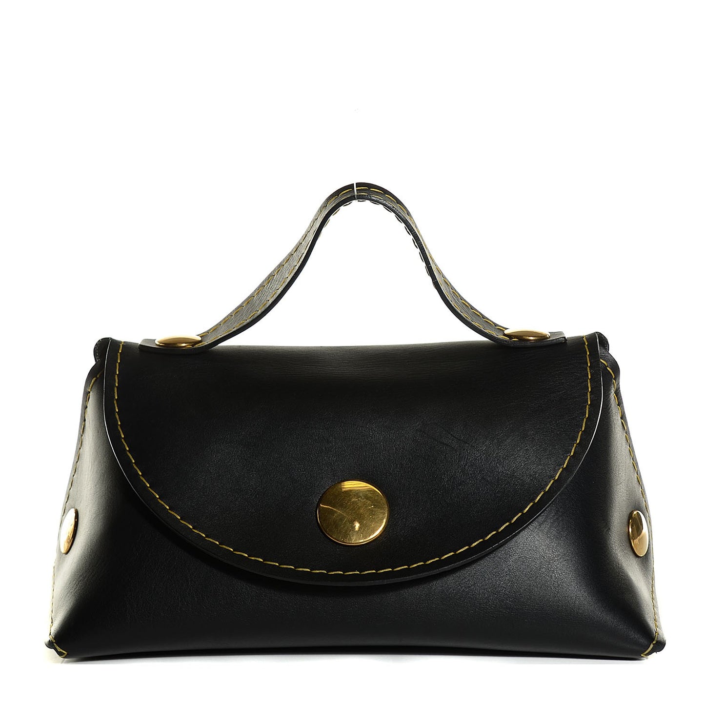 Calfskin Orb Bag Black