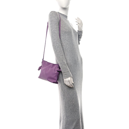 Loewe Calfskin Mini Flamenco Knot Bag Purple 2 of 10