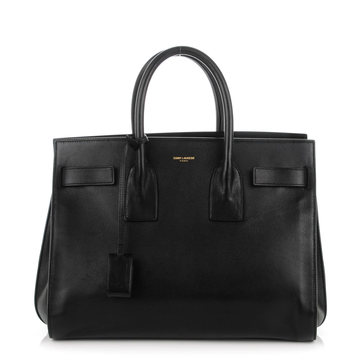 Calfskin Small Sac De Jour Black