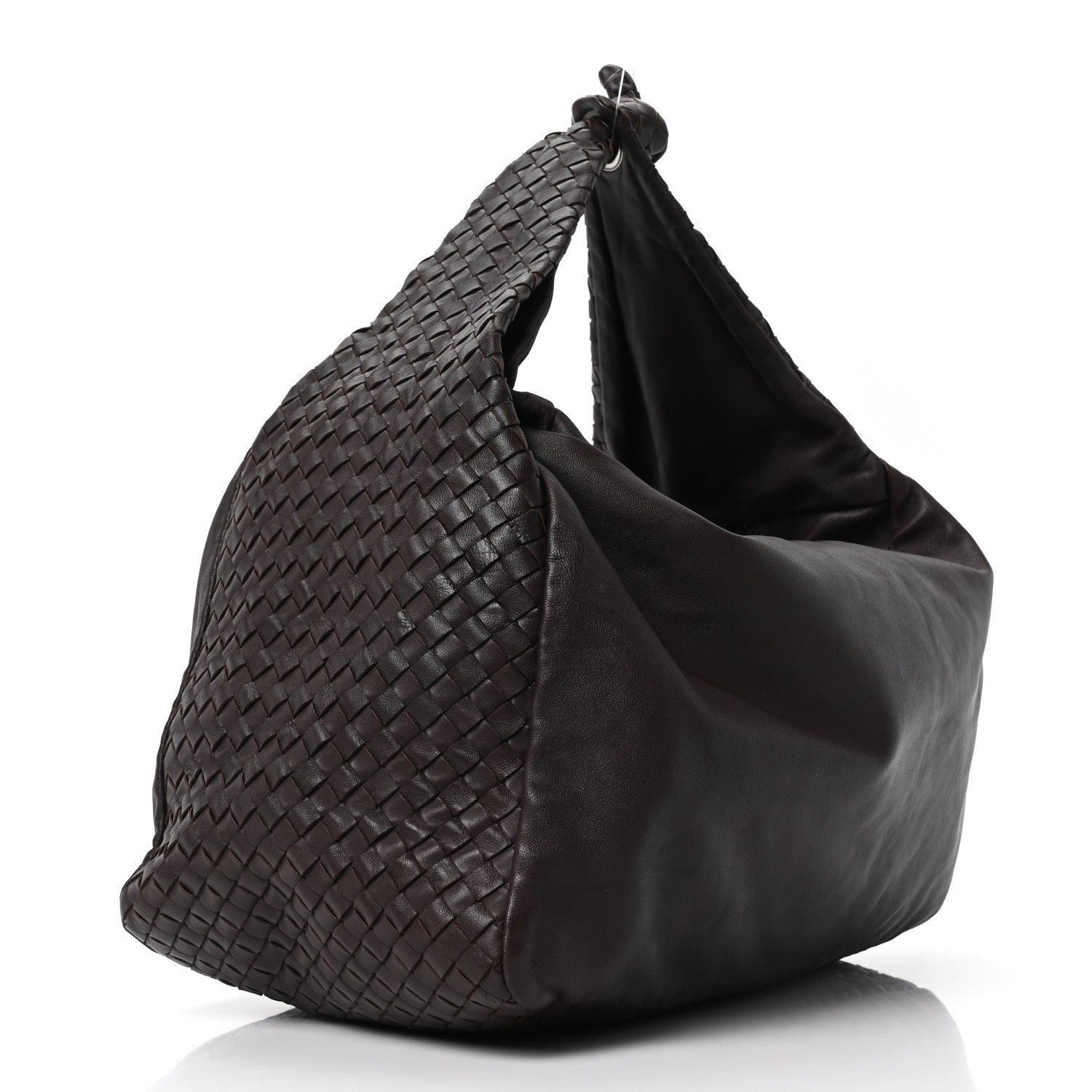 Bottega Veneta Nappa Intrecciato Double Zip Large Hobo Ebano 3 of 9