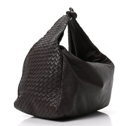 Bottega Veneta Nappa Intrecciato Double Zip Large Hobo Ebano 3 of 9