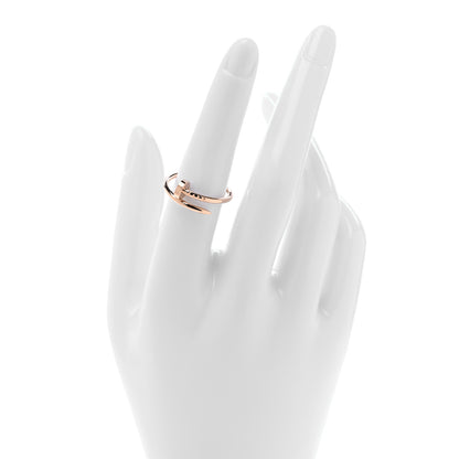 Cartier 18K Pink Gold Small Juste Un Clou Ring 53 6.5 2 of 5