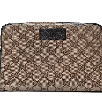 Gucci Monogram Belt Bag Dark Brown 9 of 12