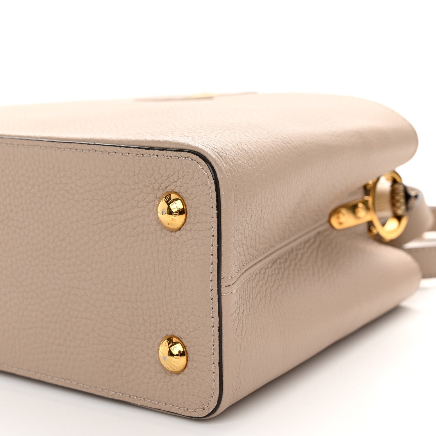 Louis Vuitton Taurillon Ayers Capucines PM Galet 9 of 9
