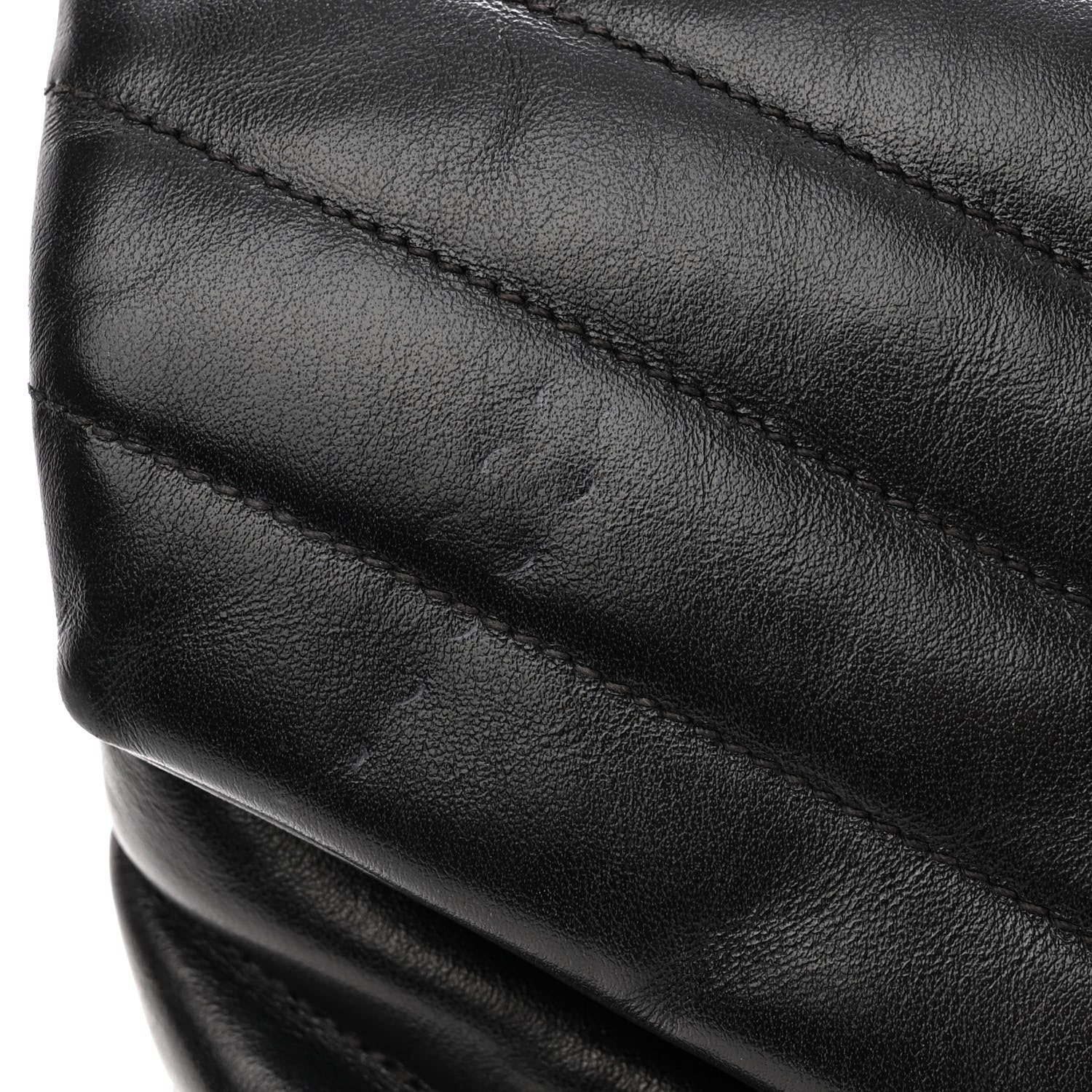 Saint Laurent Calfskin Y Quilted Monogram Medium Loulou Chain Satchel Black 16 of 17