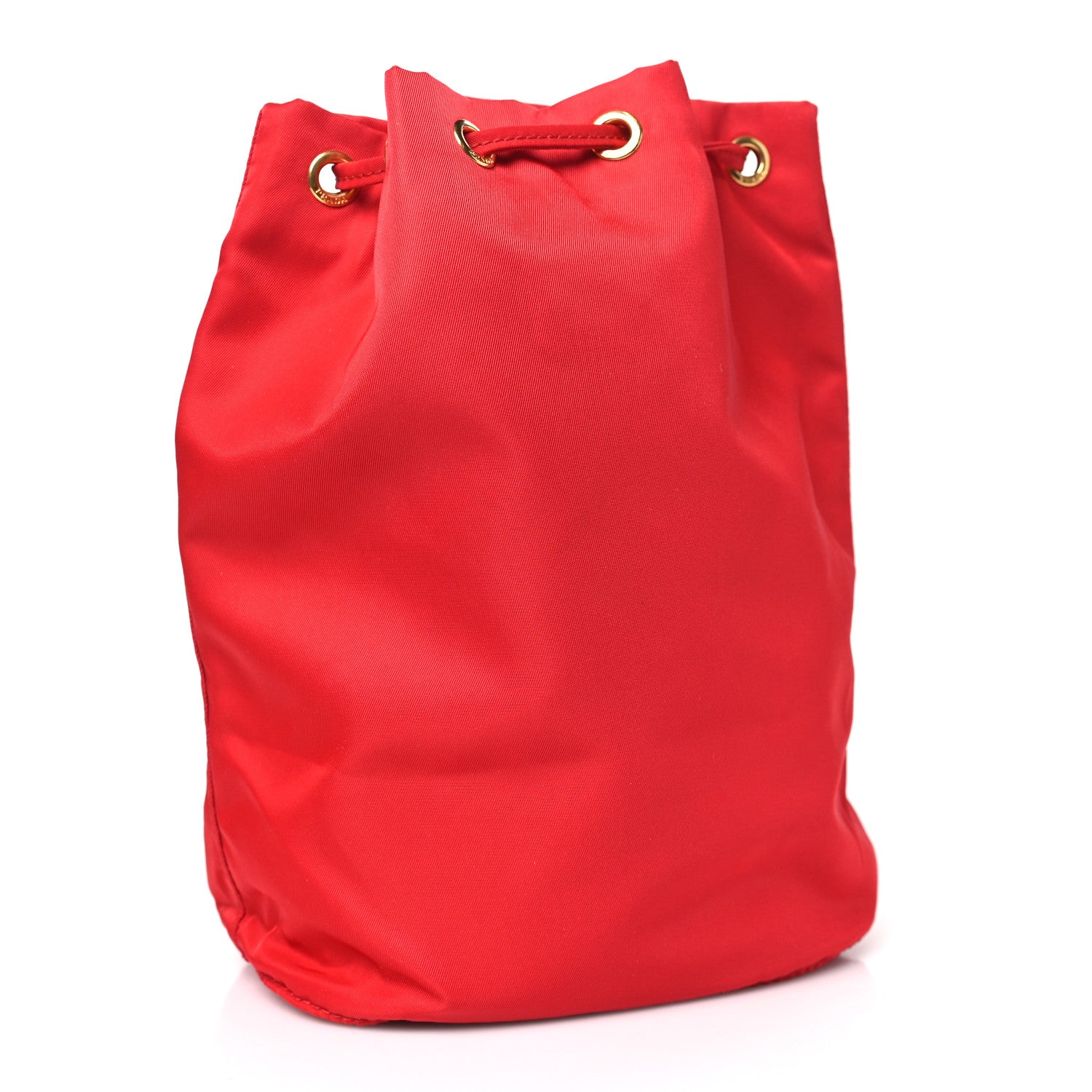 Prada Tessuto Nylon Vela Drawstring Pouch Rosso 3 of 10