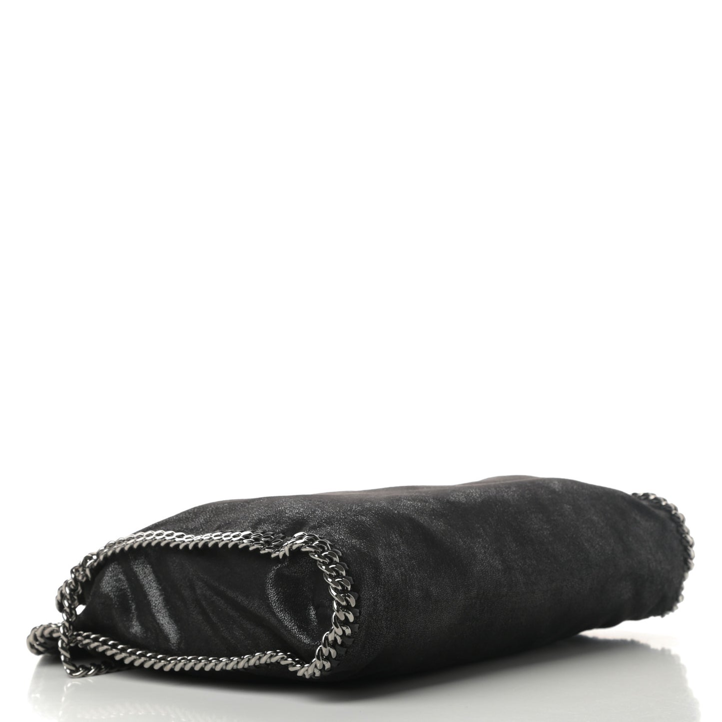 Shaggy Deer Falabella Fold Over Tote Black