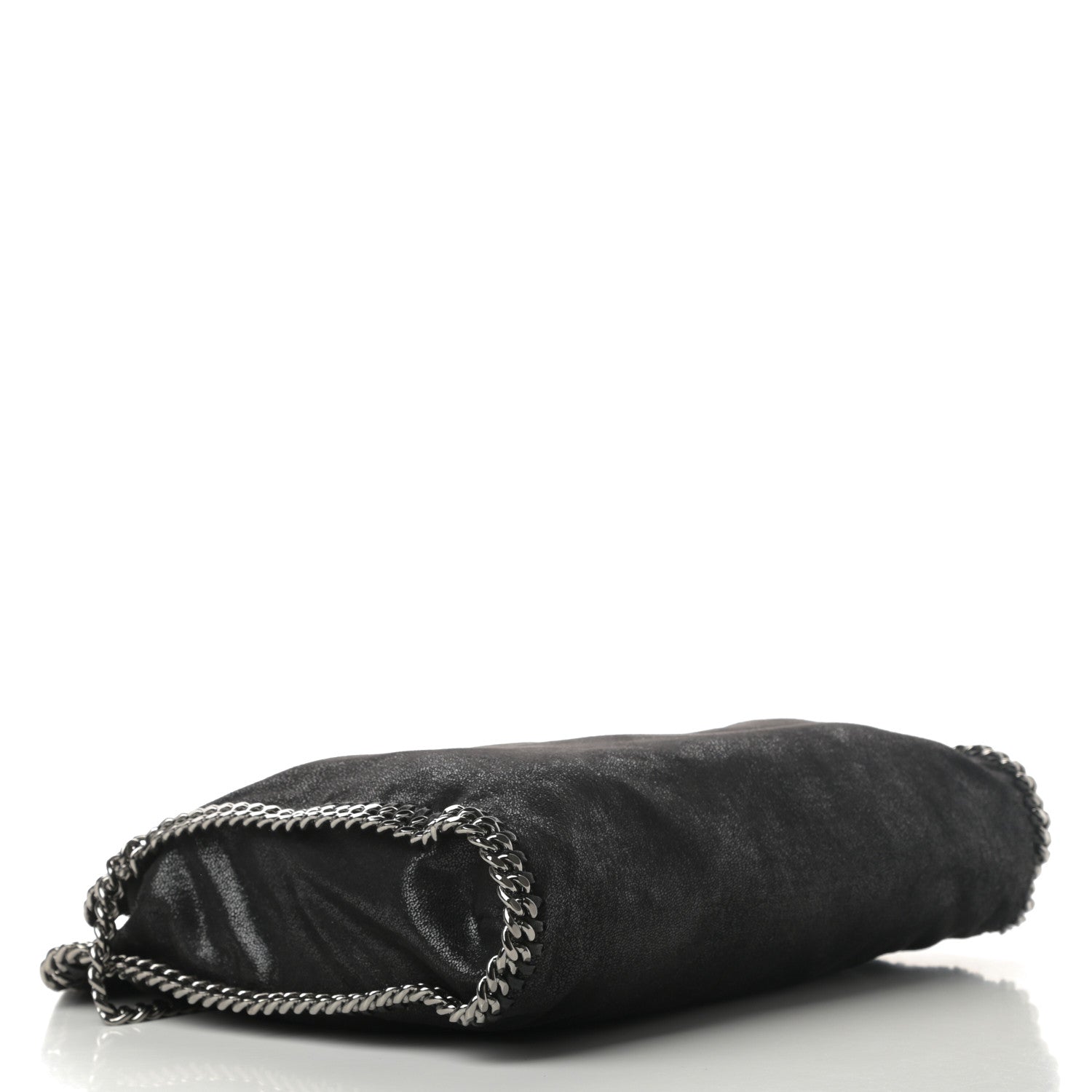 Stella McCartney Shaggy Deer Falabella Fold Over Tote Black 4 of 10