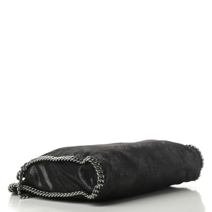 Stella McCartney Shaggy Deer Falabella Fold Over Tote Black 4 of 10