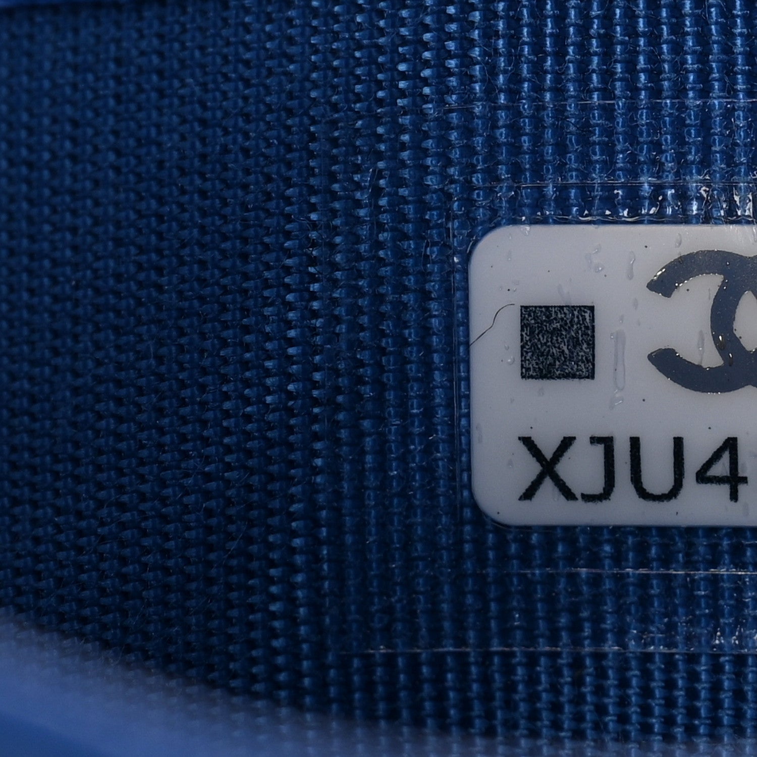 Chanel Caviar Quilted Card Holder Blue 8 of 9