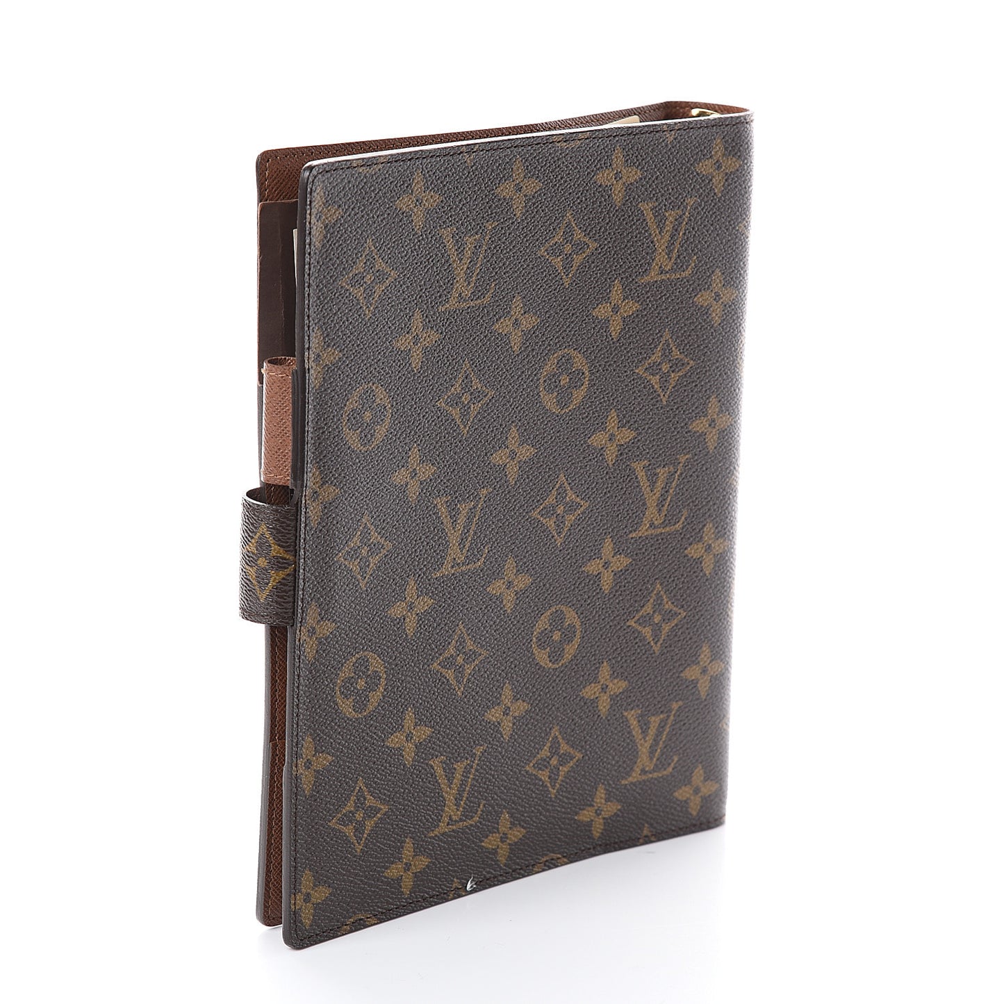 Monogram Large Ring Agenda Cover