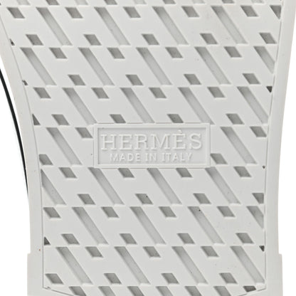 Hermes Epsom Womens Voltage Sneakers 36 White Black 6 of 7