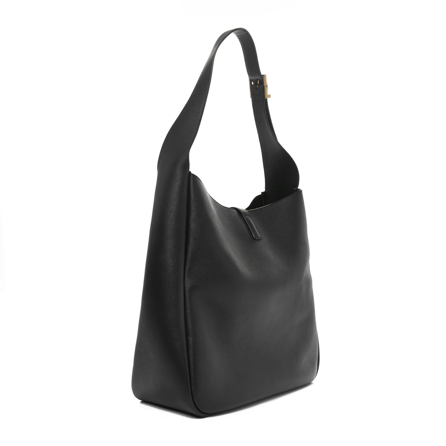 Smooth Calfskin Large Le 5 A 7 Soft Hobo Black