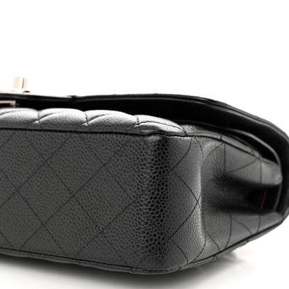 Chanel Caviar Quilted Medium Double Flap Black 10 of 11